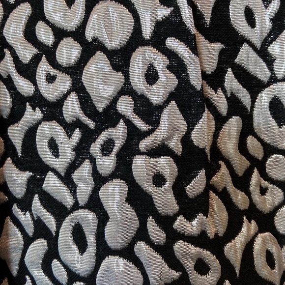T&W Designs silver black leopard print jacket medium vintage dark feminine - Picture 5 of 14
